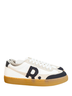 RATION.L R-Hope Unisex Cotton Canvas Trainers, Black White Grey, Black White Grey