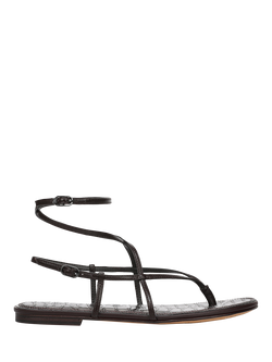 Sam Edelman Clarra Leather Strappy Sandals, Cafe Noir