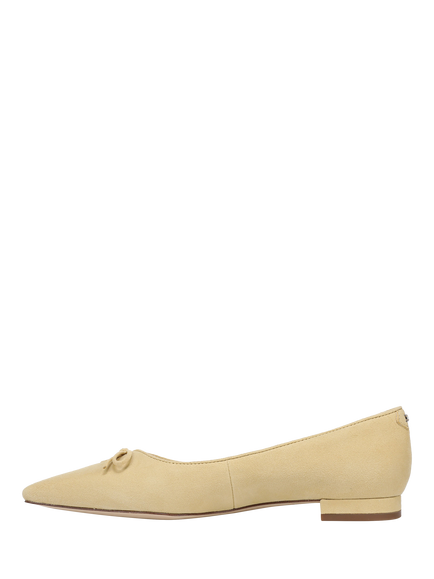 Sam Edelman Esmira Ballerina Pointed Toe Ballet Flats, Dusty Yellow - view 2, Dusty Yellow
