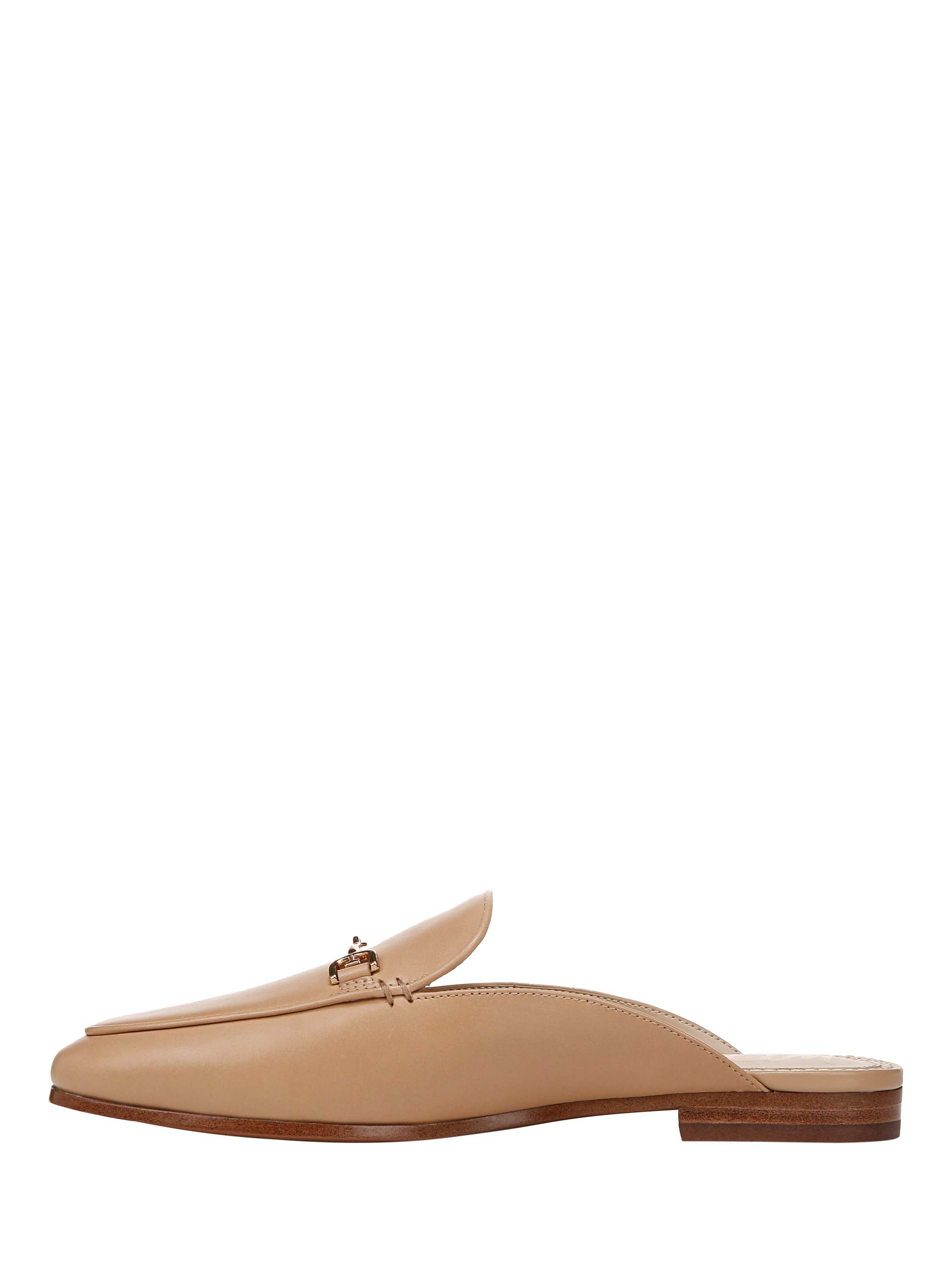 Product image 2 of 6, which shows Sam Edelman Linnie Leather Mules, French Sand, 3