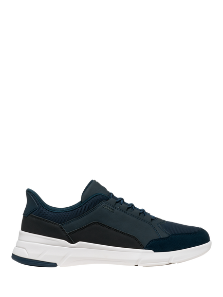 Geox Vittour Plus Lace Up Trainers, Dark Navy/Navy