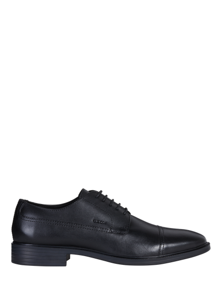 Geox Gladwin Leather Oxford Shoes, Black, Black