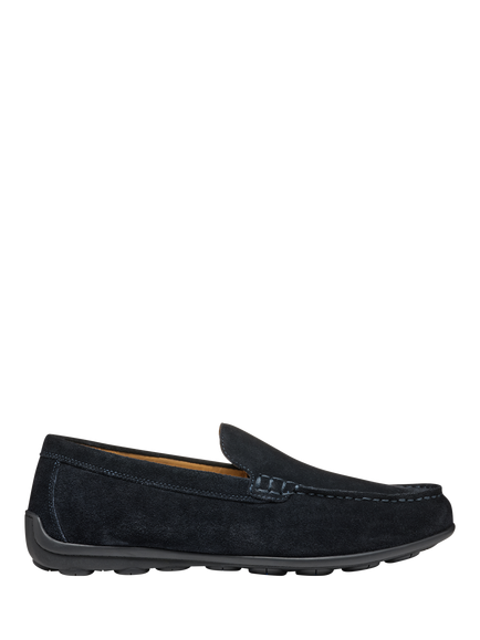 Geox Spherica EC16 Leather Moccasins, Navy