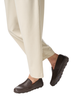 Geox Spherica EC16 Leather Moccasins - view 2, Light Brown