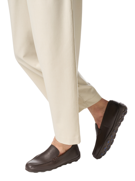 Geox Spherica EC16 Leather Moccasins - view 2, Light Brown