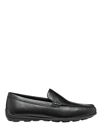 Geox Spherica EC16 Leather Moccasins, Black