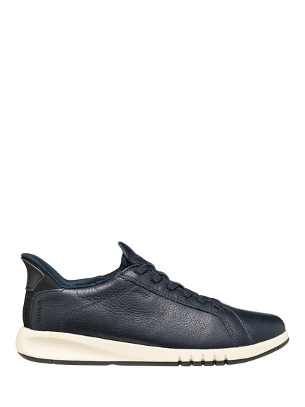 Geox Aerantis Plus Leather Slip In Trainers, Navy, Navy