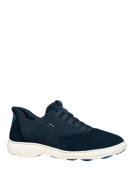 Geox Nebula 2.0 Plus Slip In Trainers - view 2, Navy/Blue