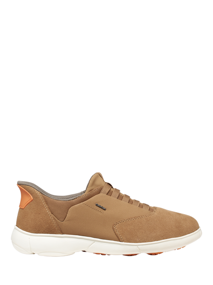 Geox Nebula 2.0 Plus Slip In Trainers, Toffee/Orange