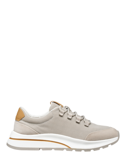 Geox Urbanglider Low Top Lace Up Trainers, Sand