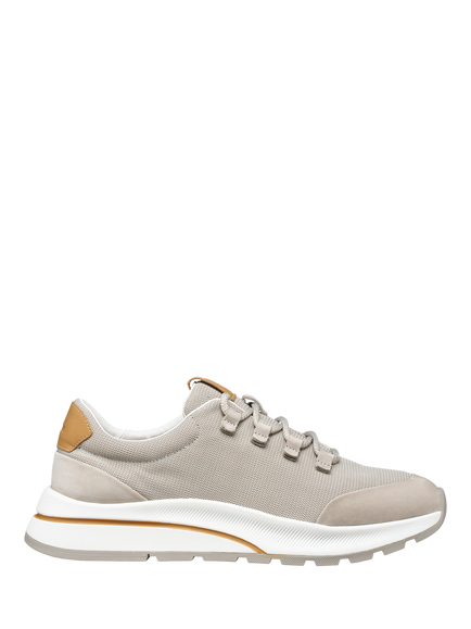Geox Urbanglider Low Top Lace Up Trainers, Sand