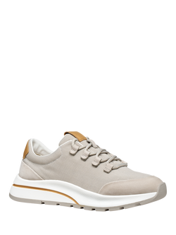 Geox Urbanglider Low Top Lace Up Trainers - view 2, Sand