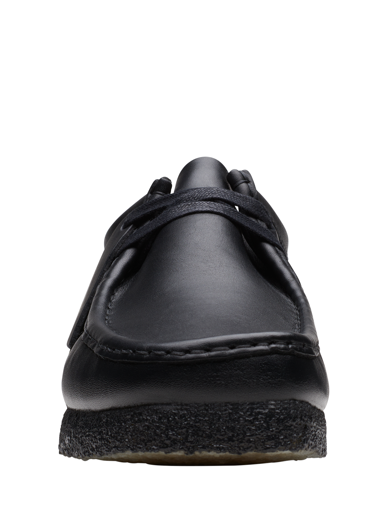Clarks Originals Wallabee Leather Lace Up Moccasins, Black