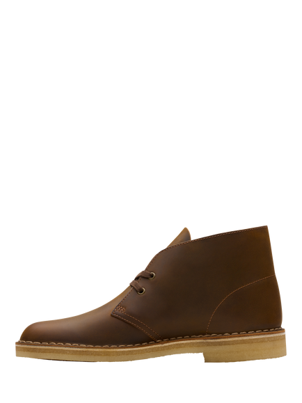 Clarks Originals Leather Desert Boots, Beeswax - view 2, Beeswax