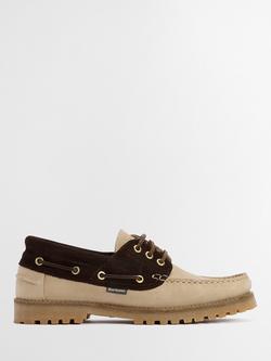 Barbour Re-Engineered Deck Boat Shoes, Sand/Brown, Sand/Brown