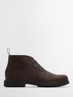Barbour Meays Chukka Boots, Black, Dark Brown