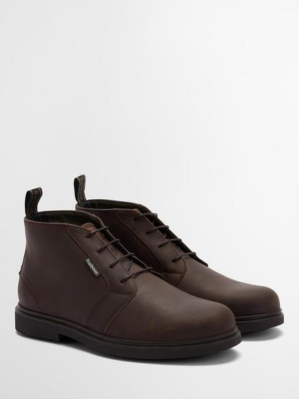 Barbour Meays Chukka Boots, Black - view 2, Dark Brown