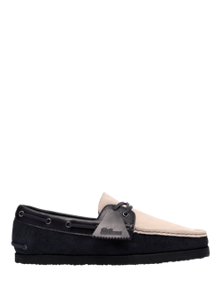 Clarks Originals Godney Boat Suede Moccasins, Navy/Multi, Navy/Multi
