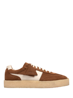 Clarks Originals Tor 80 Suede Lace Up Trainers, Cola, Cola