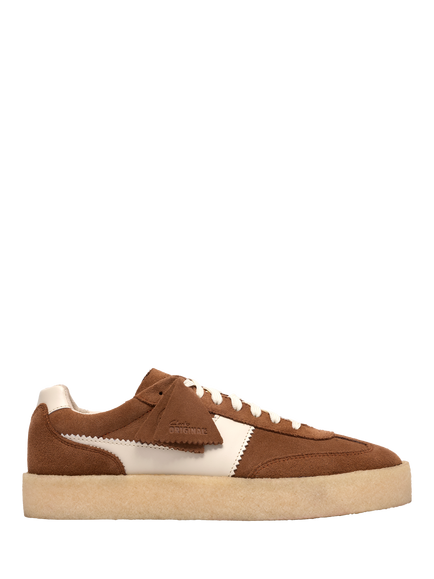 Clarks Originals Tor 80 Suede Lace Up Trainers, Navy/Multi, Cola
