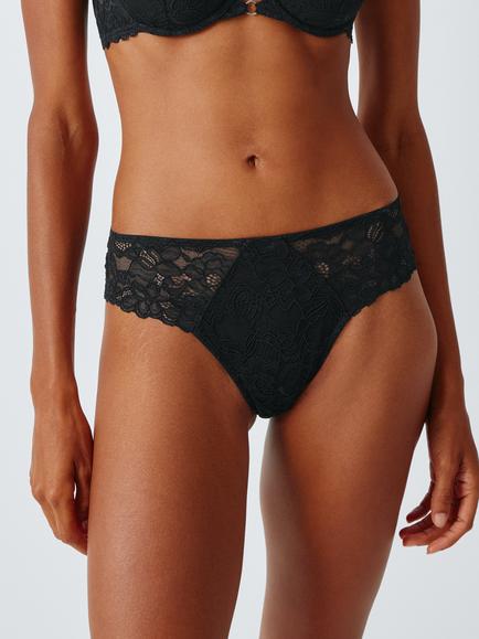 John Lewis Rosalind Knickers, Black, Black