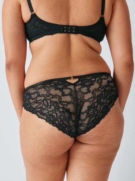 John Lewis Rosalind Knickers, Black - view 2, Black