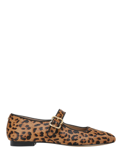Sam Edelman Michaela Animal Print Mary Jane Ballerina Pumps, Multi, Multi