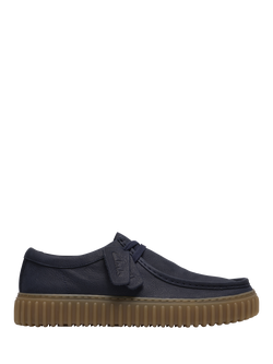 Clarks Torhill Lo Leather Loafers, Navy, Navy