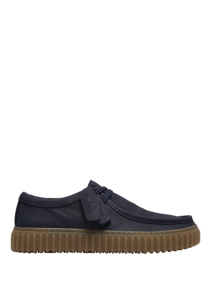 Clarks Torhill Lo Leather Loafers, Navy, Navy