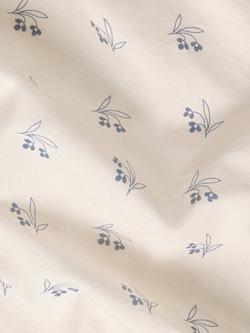Piglet in Bed Martha Washed Cotton Bedding - view 2, Cove Blue/Cream