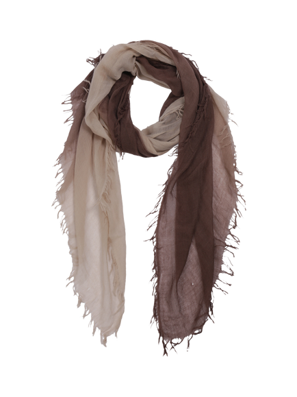Pure Collection Wool/Cashmere Ombre Scarf, Mink, Mink