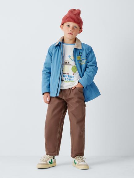John Lewis Kids' Space Tour Long Sleeve T-Shirt, Multi - view 2, Multi