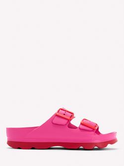 Boden Lyla Double Buckle Slider Sandals, Pink/Red, Pink/Red