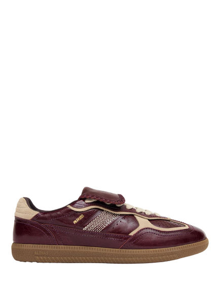 ALOHAS TB.490 Club Patent Leather Trainers, Red, Red