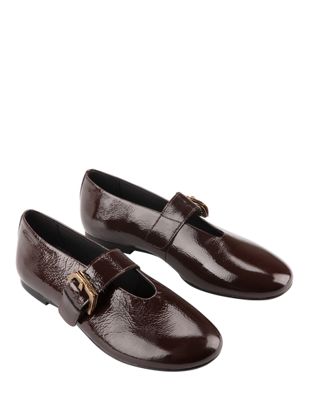 Vagabond Shoemakers Aleya Patent Leather Mary Janes, Chocolate - view 2, Chocolate