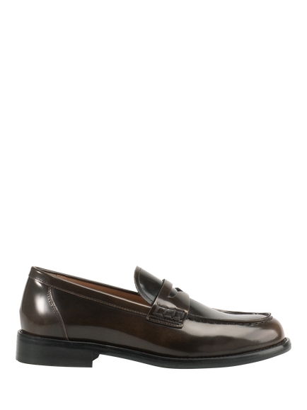 Vagabond Shoemakers Linn Leather Penny Loafers, Chocolate, Chocolate