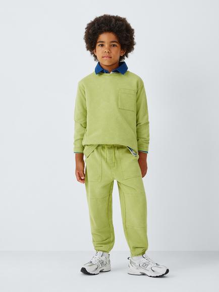 John Lewis Kids' Optic Long Sleeve T-Shirt, Pickled Pepper - view 2, Pickled Pepper