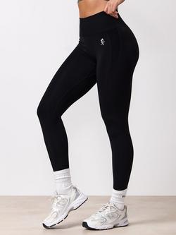Gym King Seamless Sport Leggings, Black