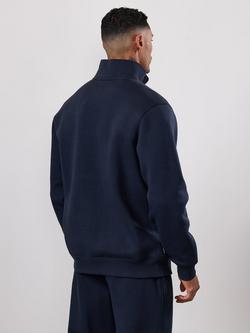 Gym King Fundamental Linear Quarter Zip Jumper Top - view 2, Navy