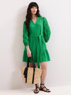 Phase Eight Florie Floral Swing Dress, Green, Green