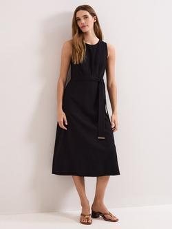 Phase Eight Marta Open Back Midi Dress, Black, Black