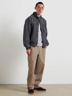 Farah Cotton Elasticated Waist Trousers, Ashen Taupe