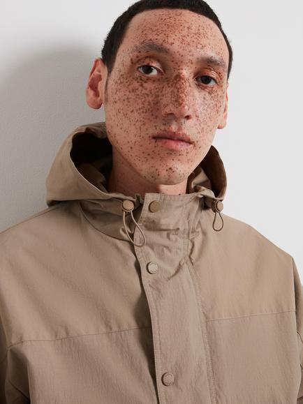 Farah Shenley Hooded Windbreaker Jacket - view 2, Ashen Taupe