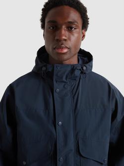 Farah Shenley Hooded Windbreaker Jacket - view 2, True Navy