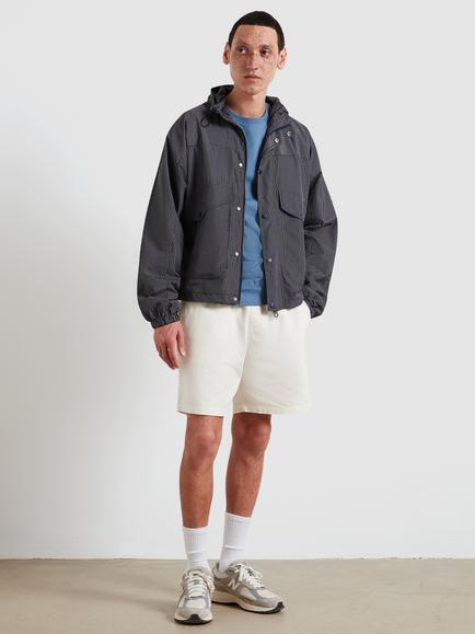 Farah Shenley Check Hooded Jacket, True Navy, True Navy