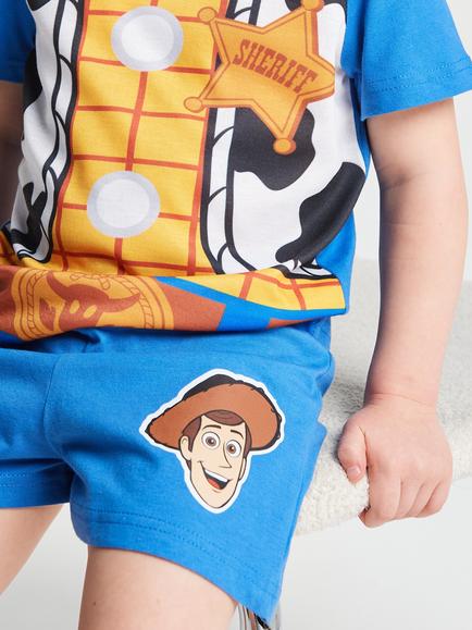 Brand Threads Kids' Disney Toy Story Short Pyjama Set, Pack of 2, Multi - view 2, Multi