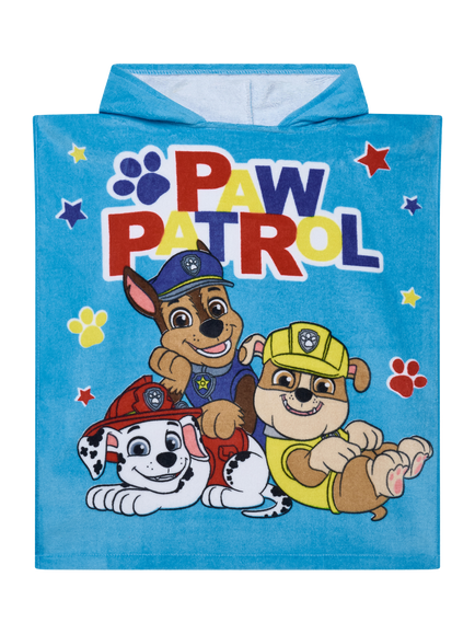 Brand Threads Kids' Paw Patrol Poncho, Blue, Blue