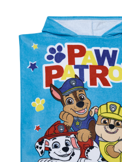 Brand Threads Kids' Paw Patrol Poncho, Blue - view 2, Blue