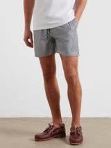 Farah Striped Seersucker Swim Shorts, True Navy