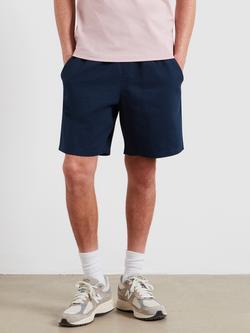Farah Relaxed Fit Herringbone Cotton Shorts, Yale